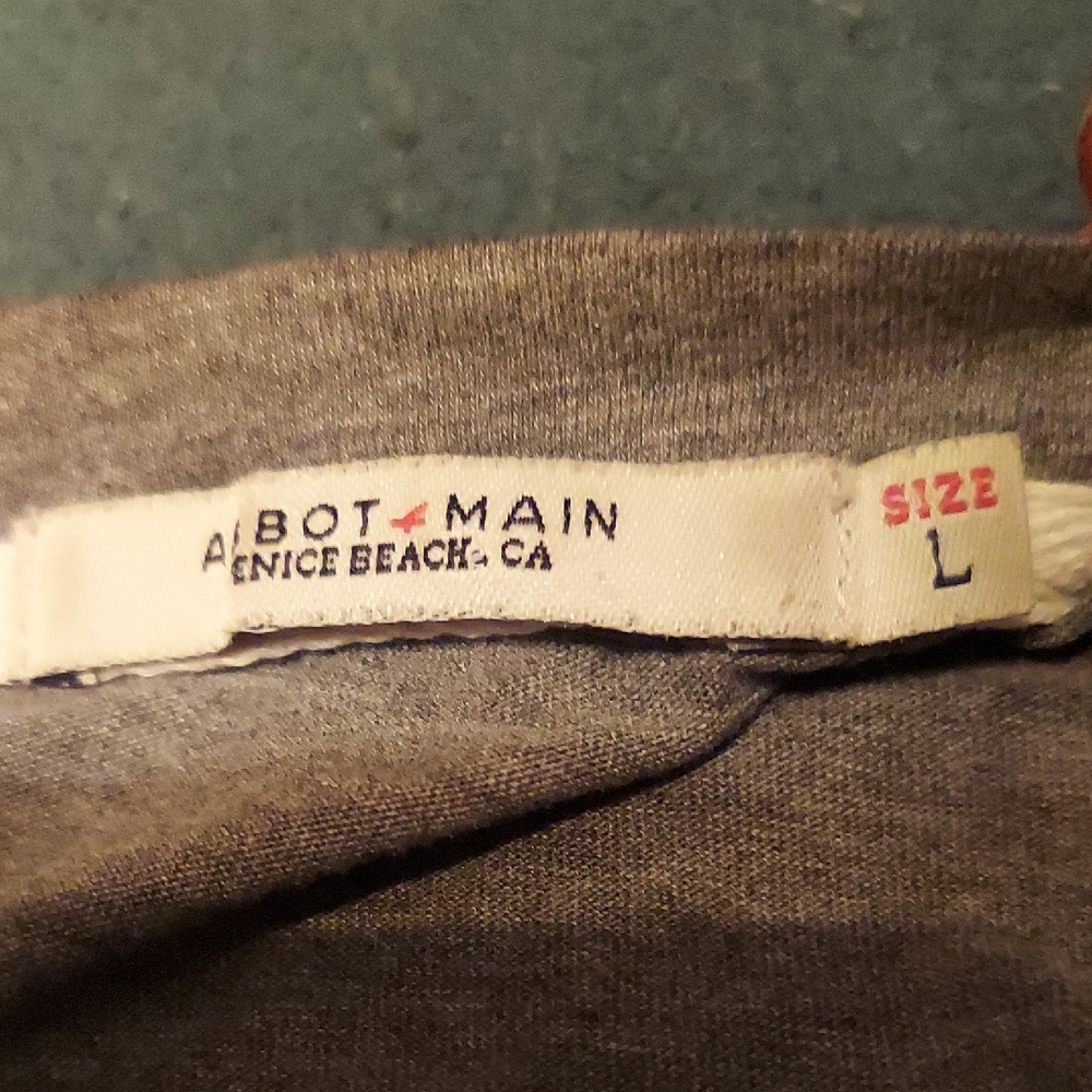 Ultra Premium Basics. Grey Blank V Neck By Abbot Main. Venice Beach, Ca